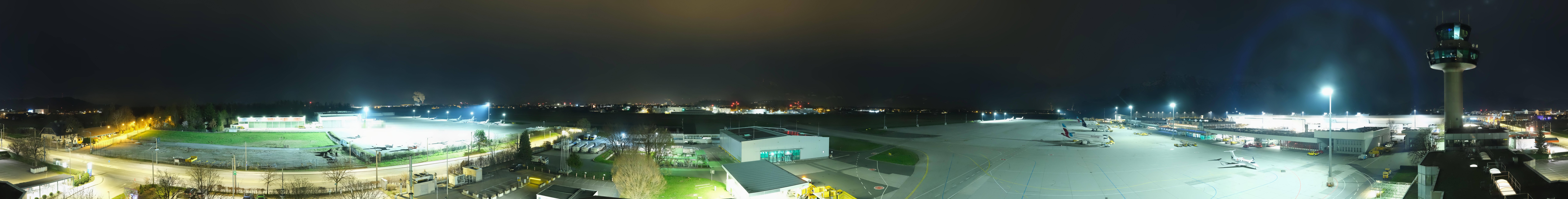 Archiv Foto Webcam Flughafen Salzburg