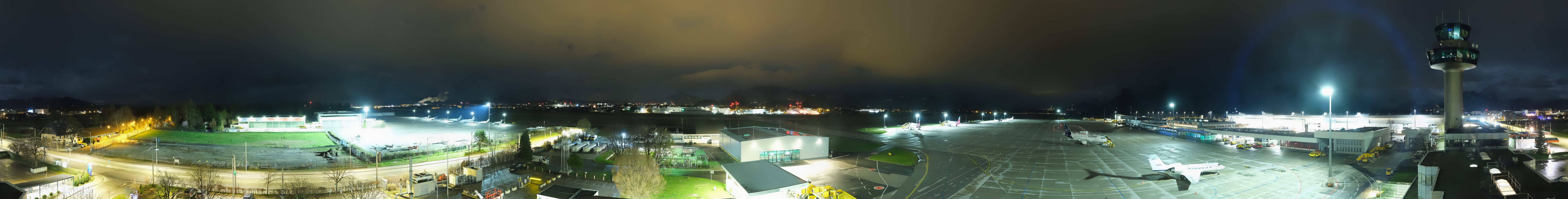 Archiv Foto Webcam Flughafen Salzburg