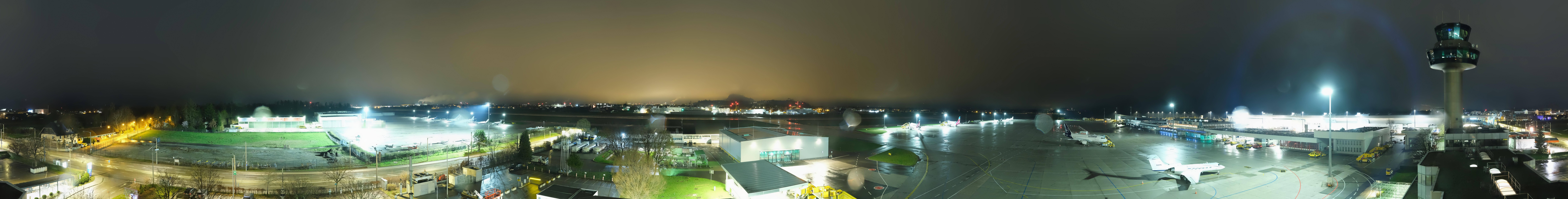 Archiv Foto Webcam Flughafen Salzburg