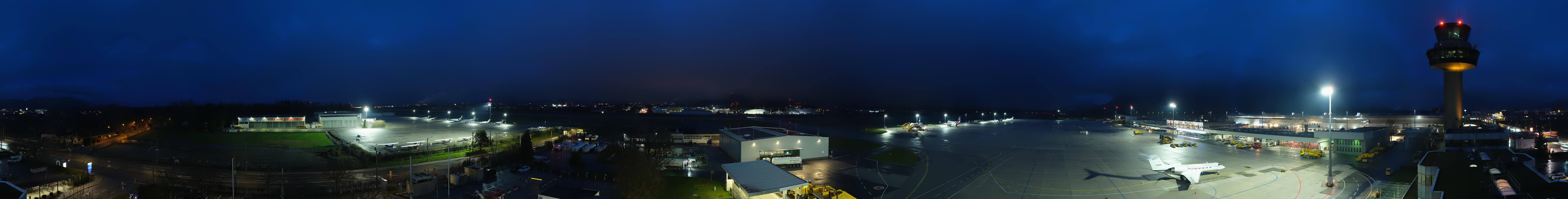 Archiv Foto Webcam Flughafen Salzburg