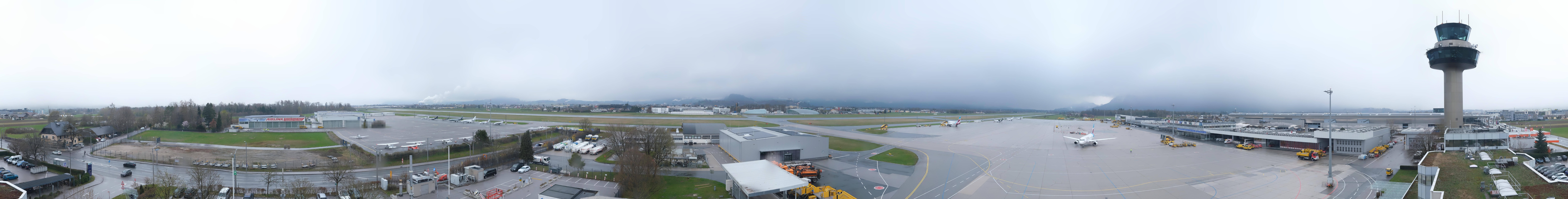 Archiv Foto Webcam Flughafen Salzburg