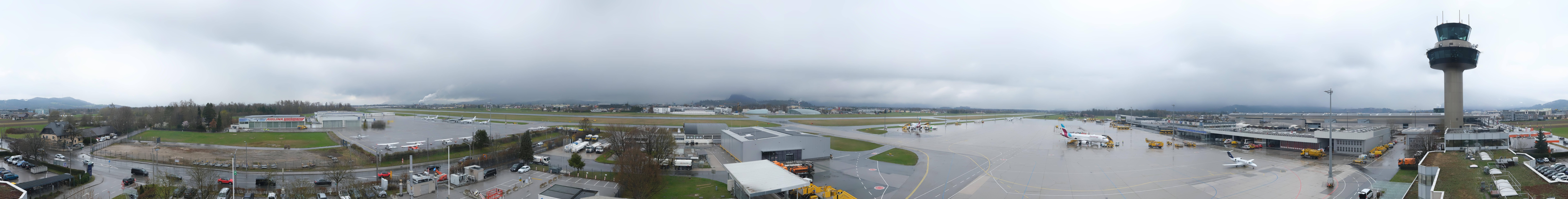 Archiv Foto Webcam Flughafen Salzburg