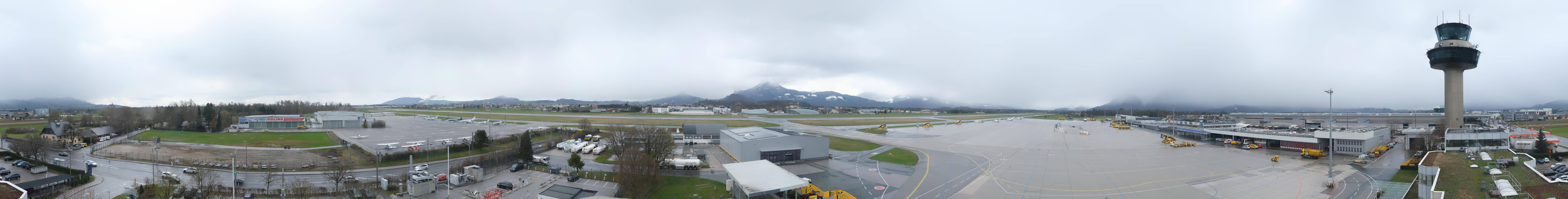 Archived image Webcam Salzburg Airport Panorama