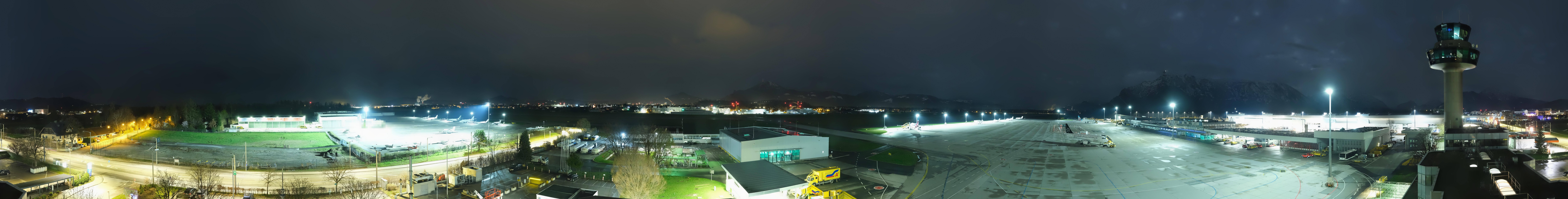 Archiv Foto Webcam Flughafen Salzburg