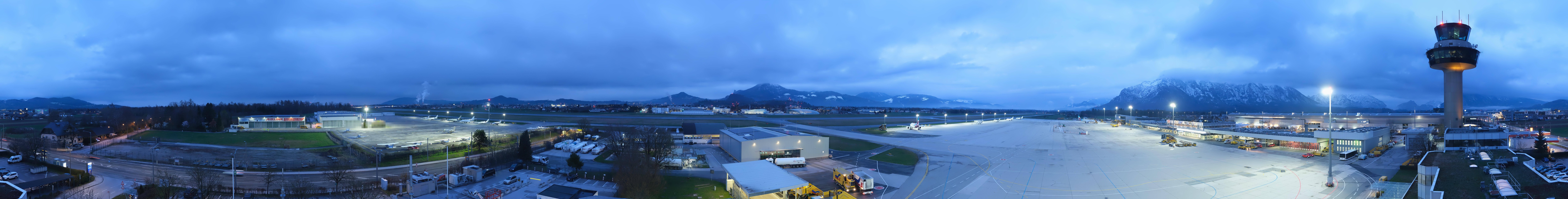 Archiv Foto Webcam Flughafen Salzburg