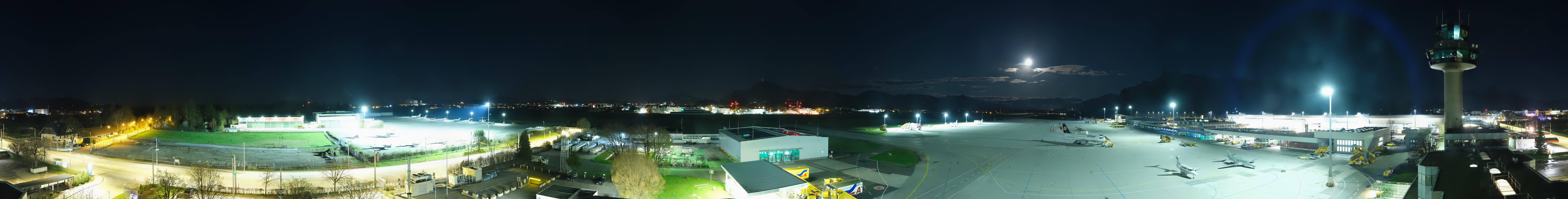 Archiv Foto Webcam Flughafen Salzburg