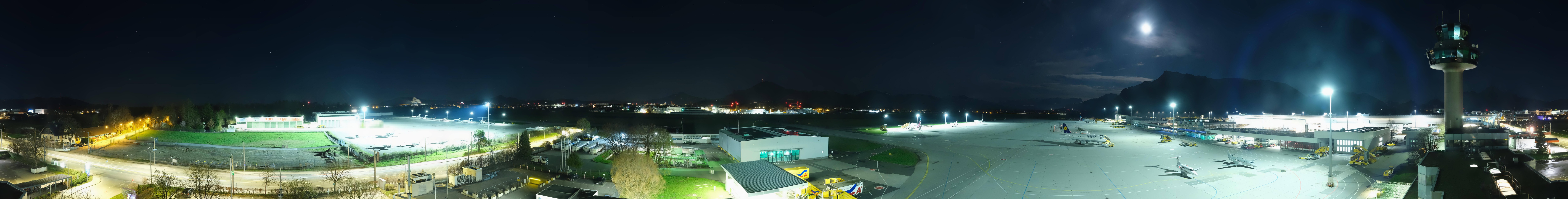 Archiv Foto Webcam Flughafen Salzburg