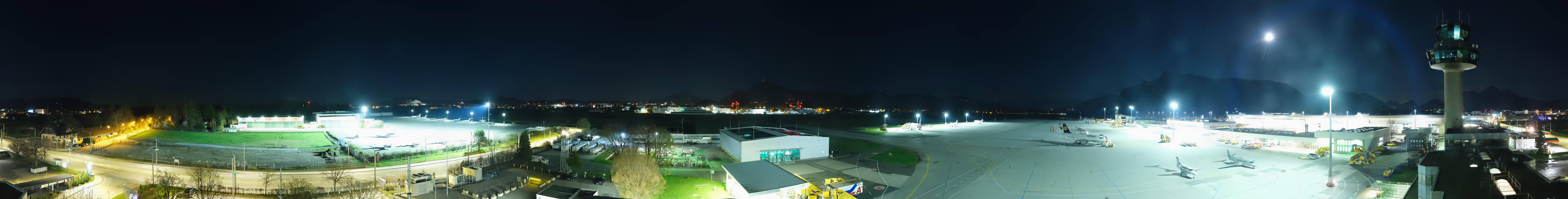 Archiv Foto Webcam Flughafen Salzburg