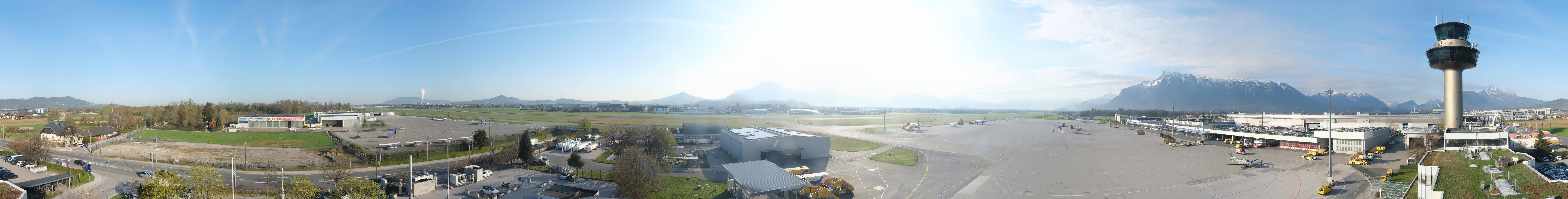 Archived image Webcam Salzburg Airport Panorama