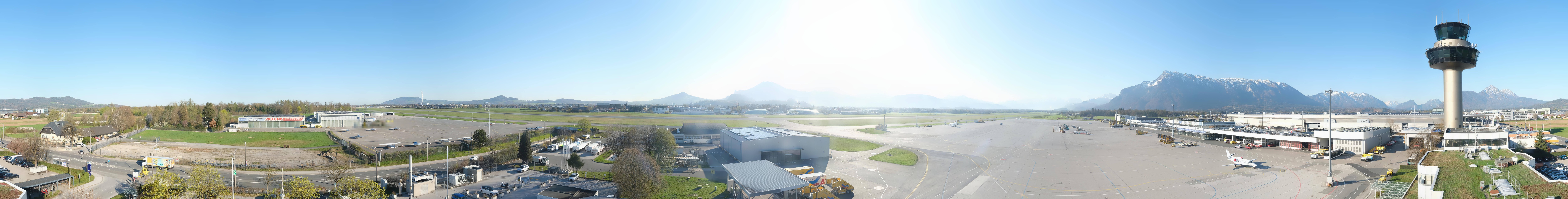 Archived image Webcam Salzburg Airport Panorama
