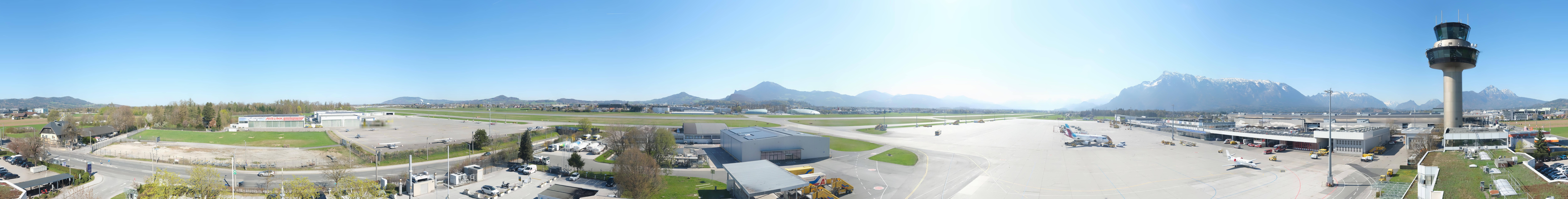 Archived image Webcam Salzburg Airport Panorama