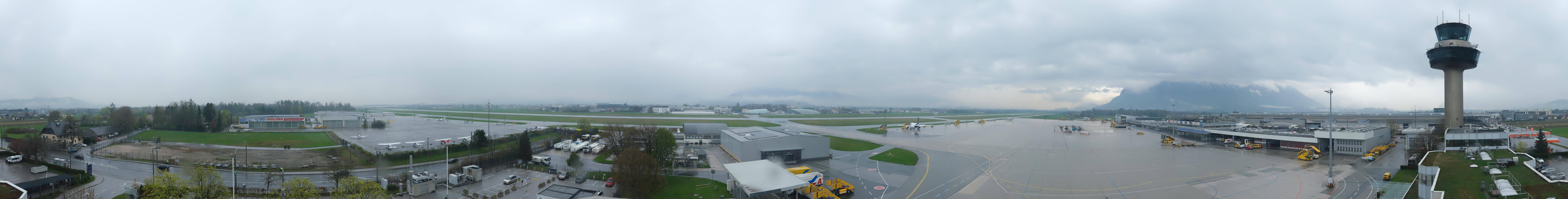Archiv Foto Webcam Flughafen Salzburg