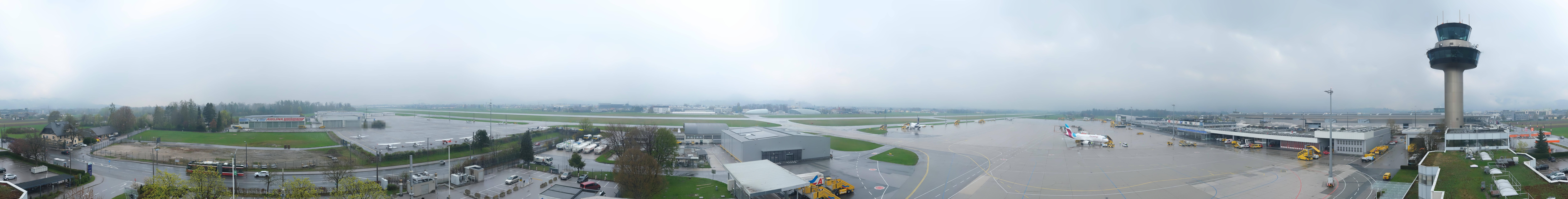 Archiv Foto Webcam Flughafen Salzburg