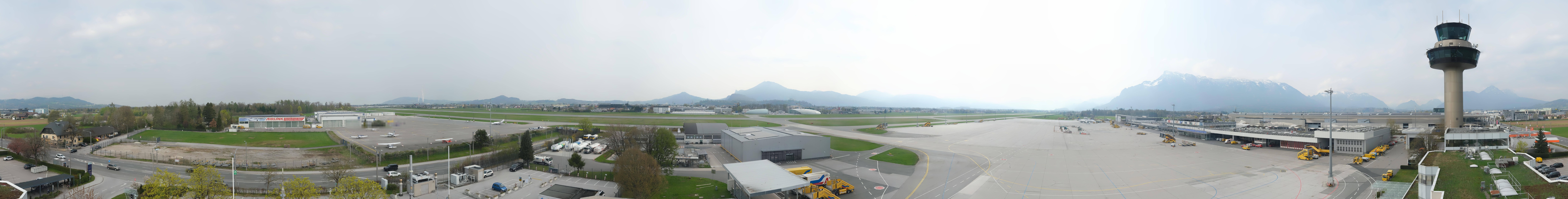 Archived image Webcam Salzburg Airport Panorama