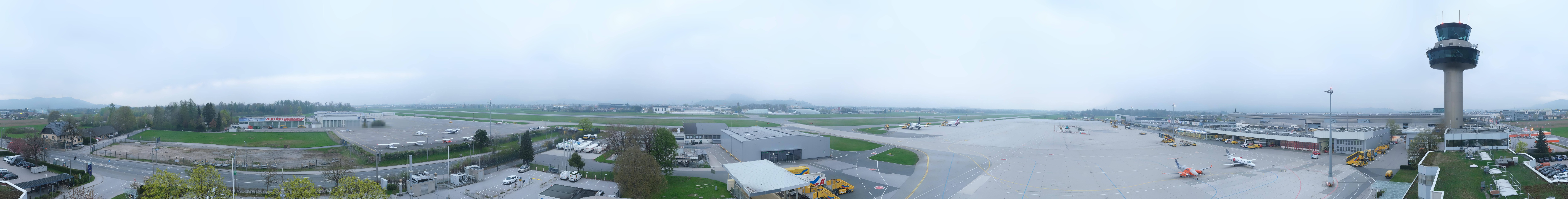 Archiv Foto Webcam Flughafen Salzburg