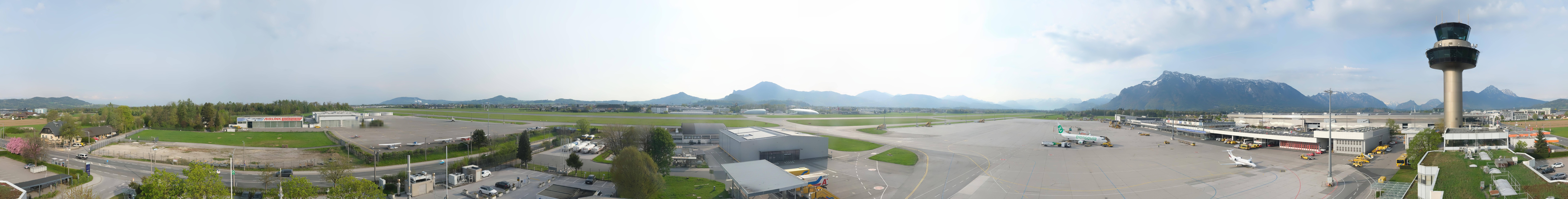 Archived image Webcam Salzburg Airport Panorama