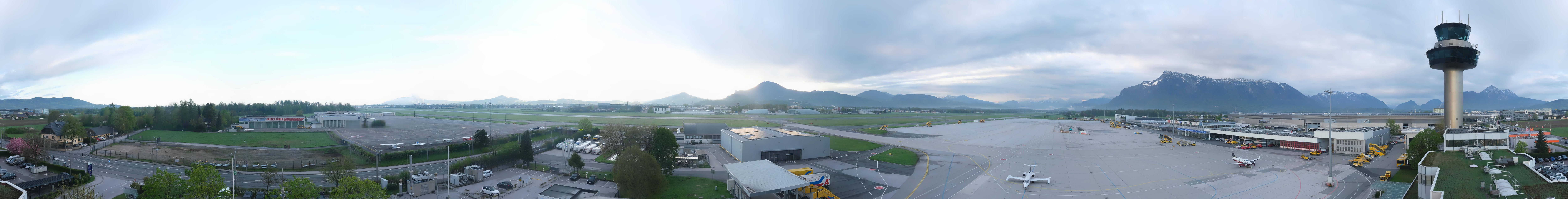 Archived image Webcam Salzburg Airport Panorama