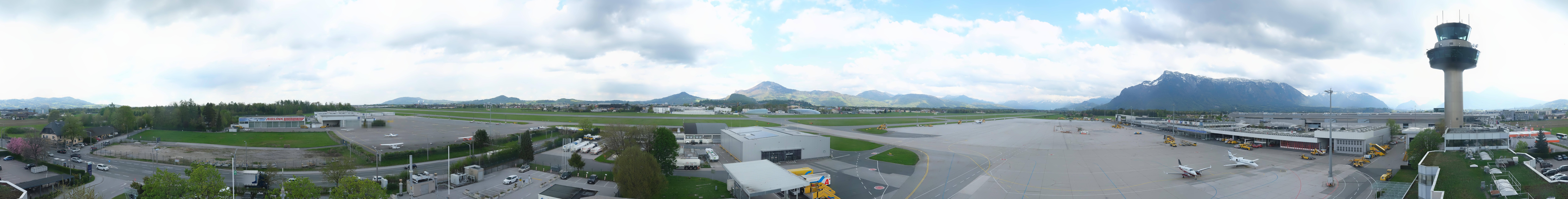 Archived image Webcam Salzburg Airport Panorama