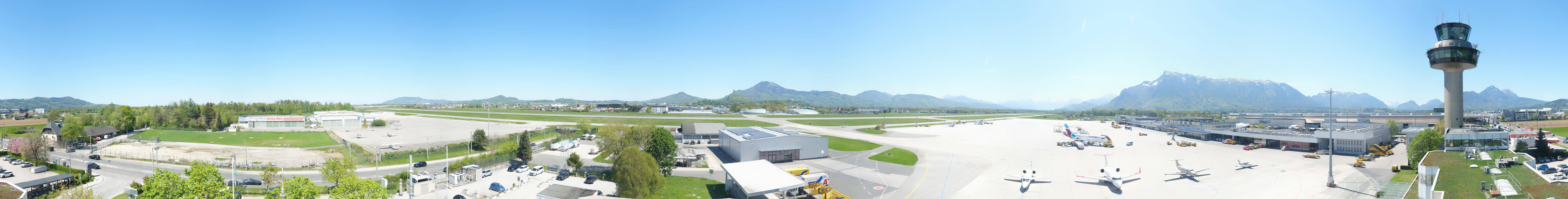 Archiv Foto Webcam Flughafen Salzburg