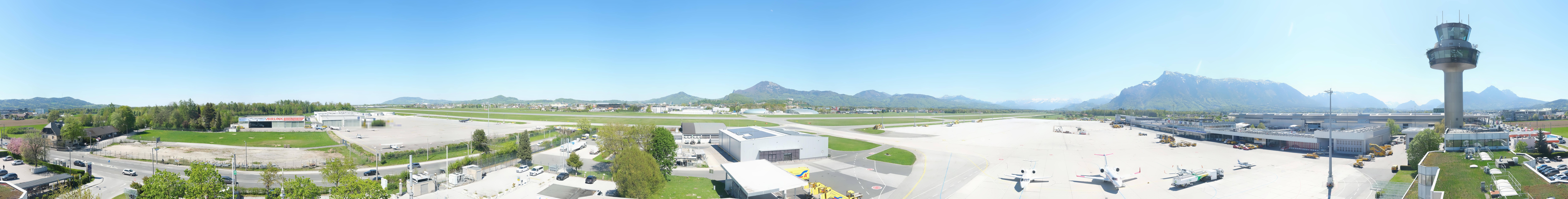 Archiv Foto Webcam Flughafen Salzburg