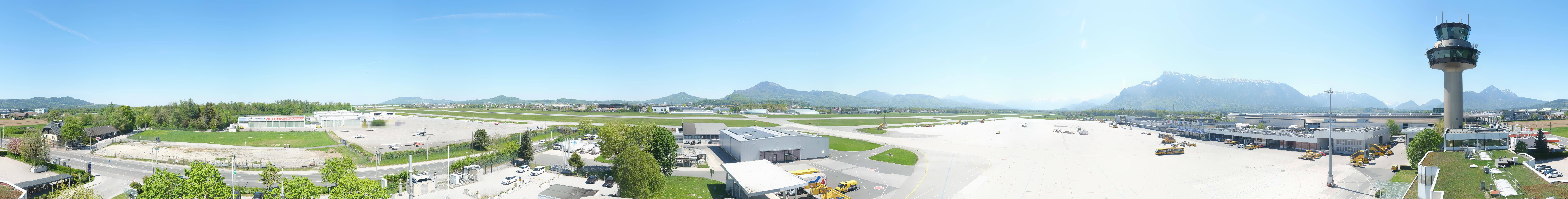 Archiv Foto Webcam Flughafen Salzburg