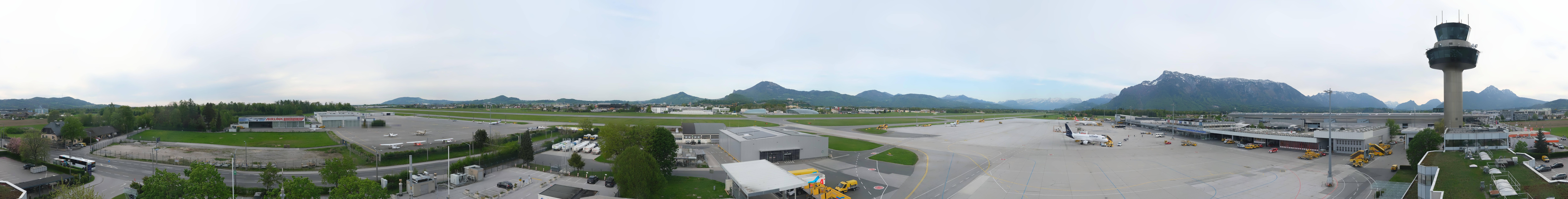 Archiv Foto Webcam Flughafen Salzburg