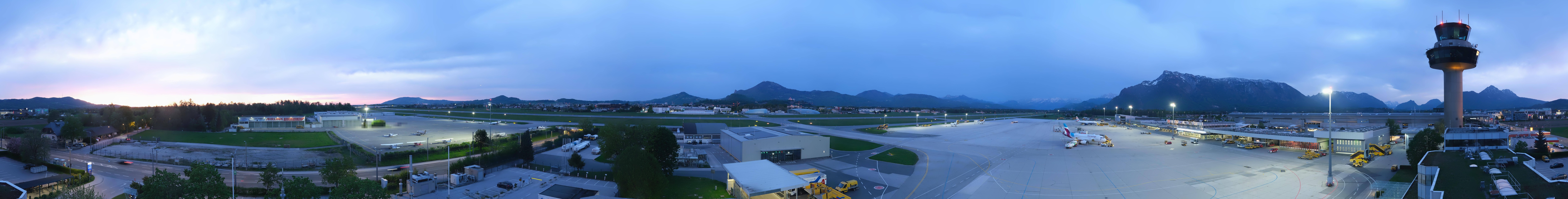 Archiv Foto Webcam Flughafen Salzburg