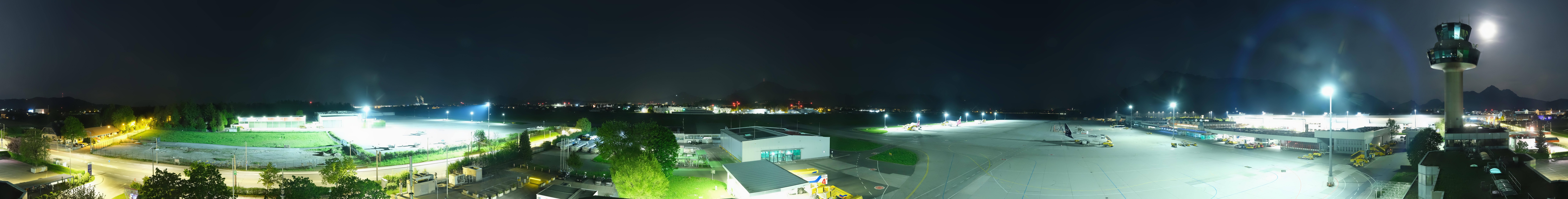 Archiv Foto Webcam Flughafen Salzburg