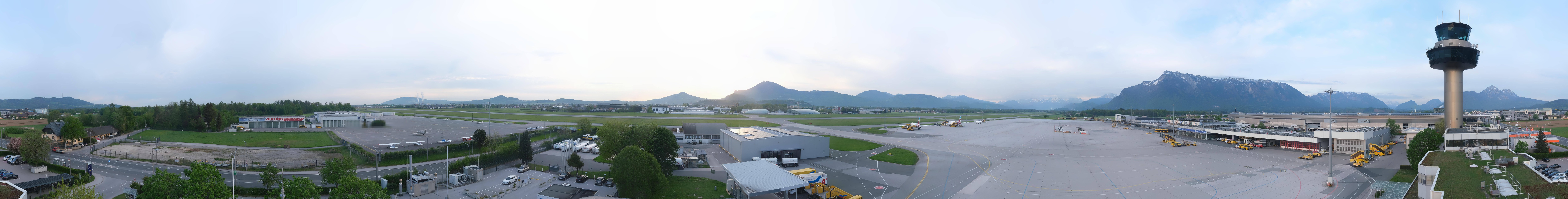 Archiv Foto Webcam Flughafen Salzburg