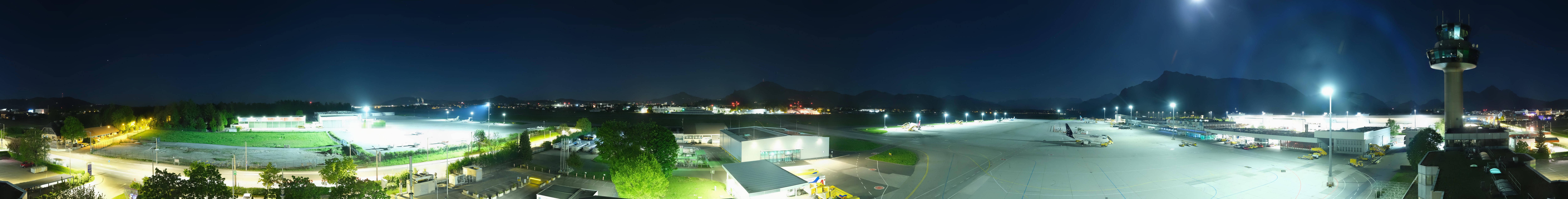 Archiv Foto Webcam Flughafen Salzburg
