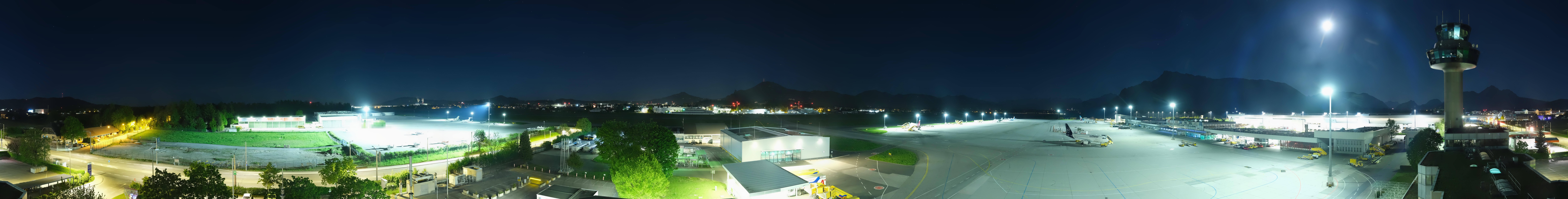 Archiv Foto Webcam Flughafen Salzburg