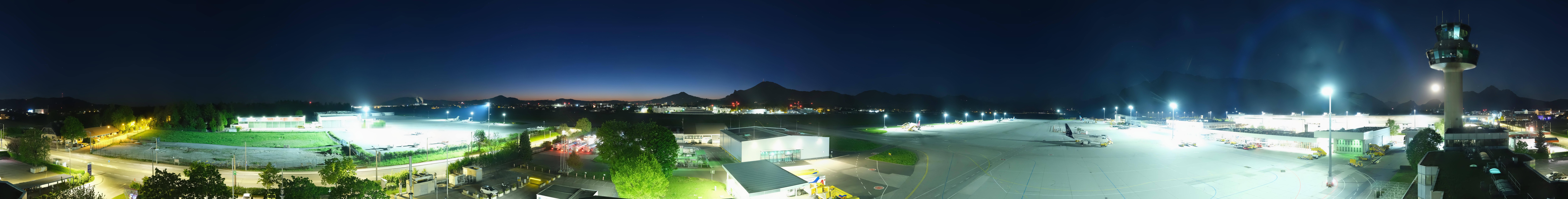 Archiv Foto Webcam Flughafen Salzburg
