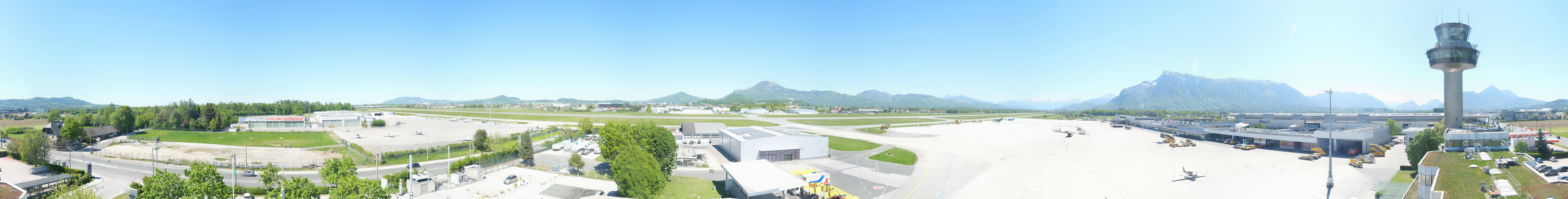 Archiv Foto Webcam Flughafen Salzburg