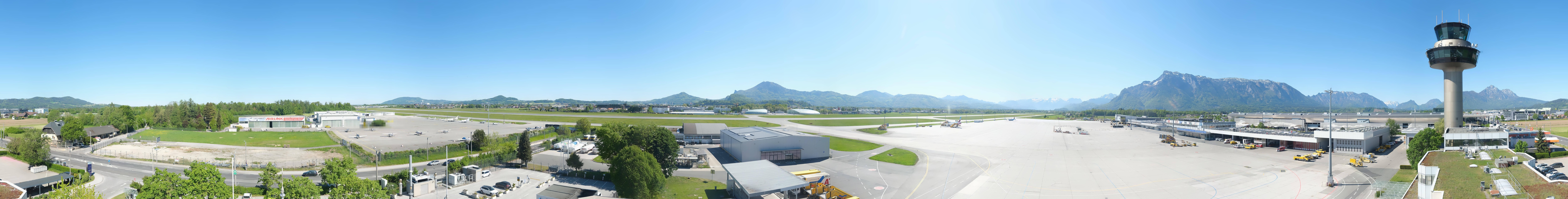 Archived image Webcam Salzburg Airport Panorama