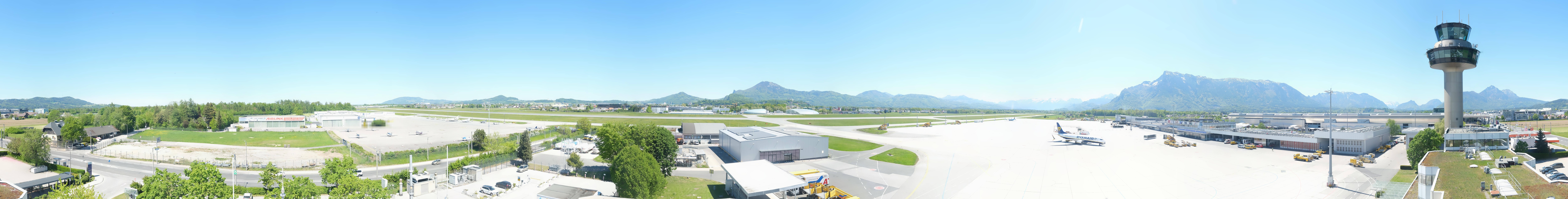 Archived image Webcam Salzburg Airport Panorama