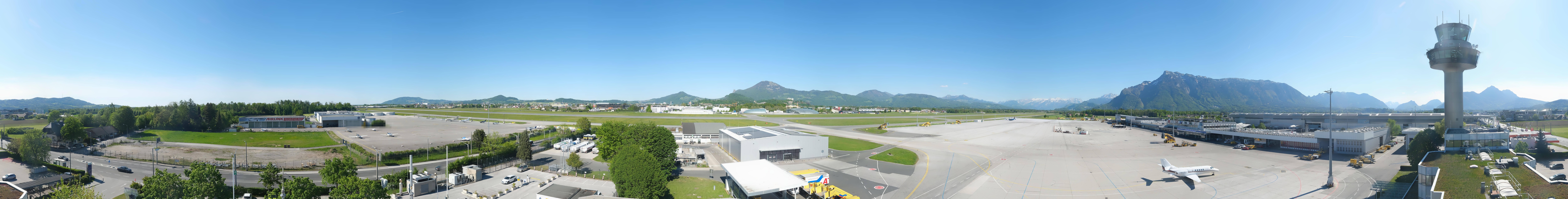 Archived image Webcam Salzburg Airport Panorama