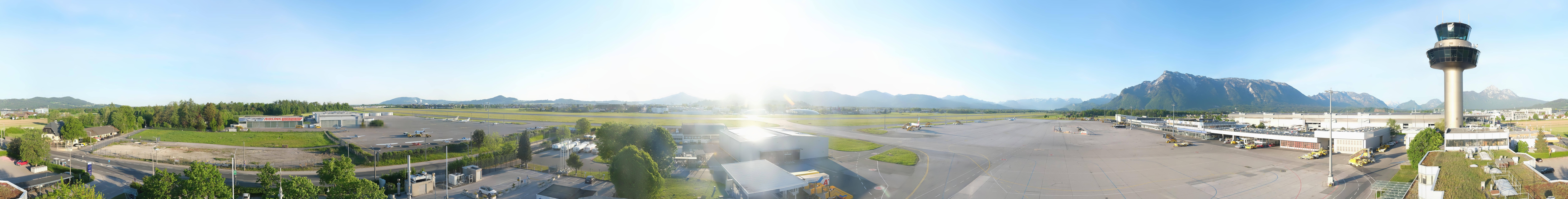 Archived image Webcam Salzburg Airport Panorama