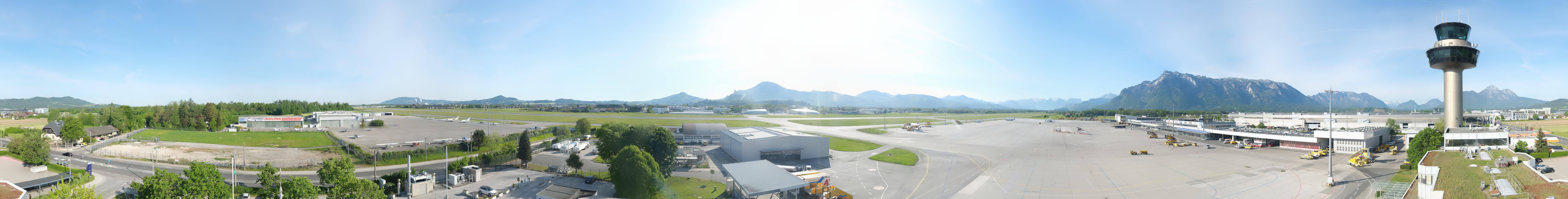 Archived image Webcam Salzburg Airport Panorama