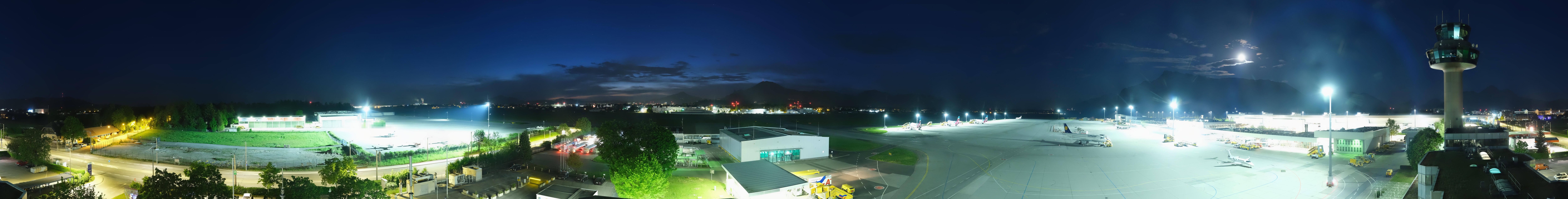 Archiv Foto Webcam Flughafen Salzburg