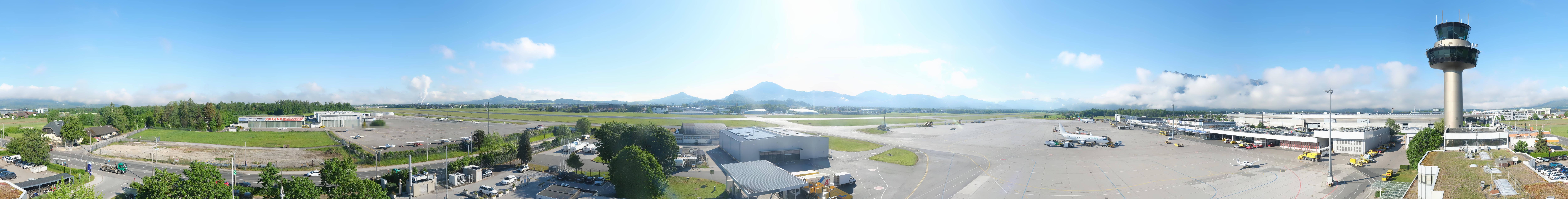Archived image Webcam Salzburg Airport Panorama