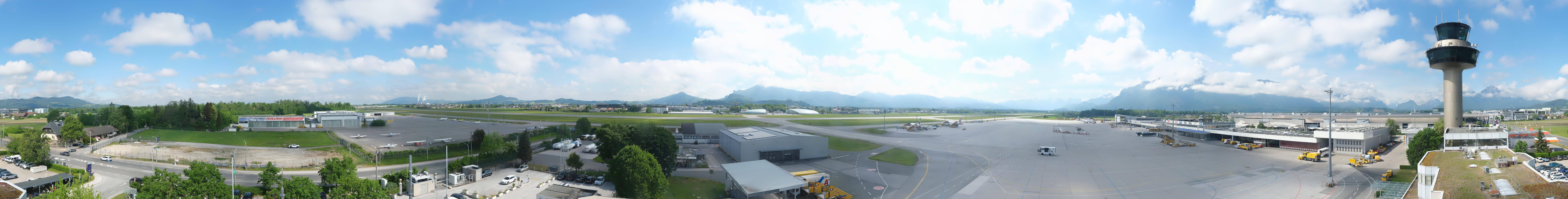 Archived image Webcam Salzburg Airport Panorama