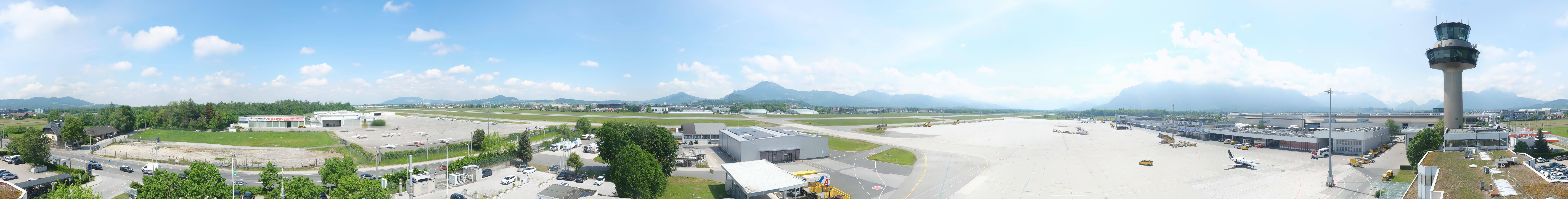 Archived image Webcam Salzburg Airport Panorama