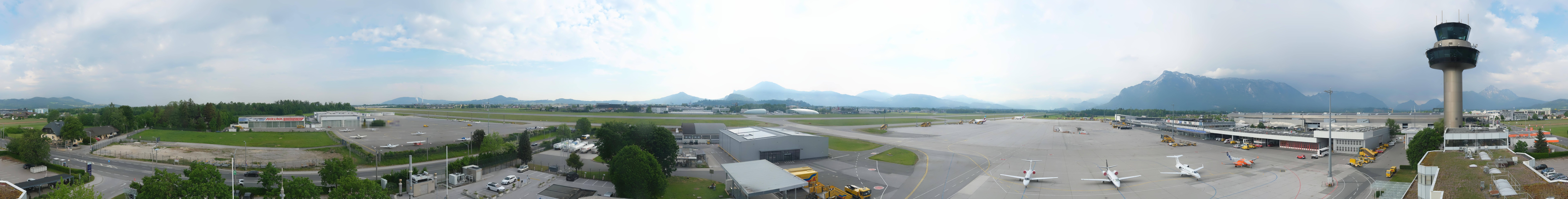 Archived image Webcam Salzburg Airport Panorama