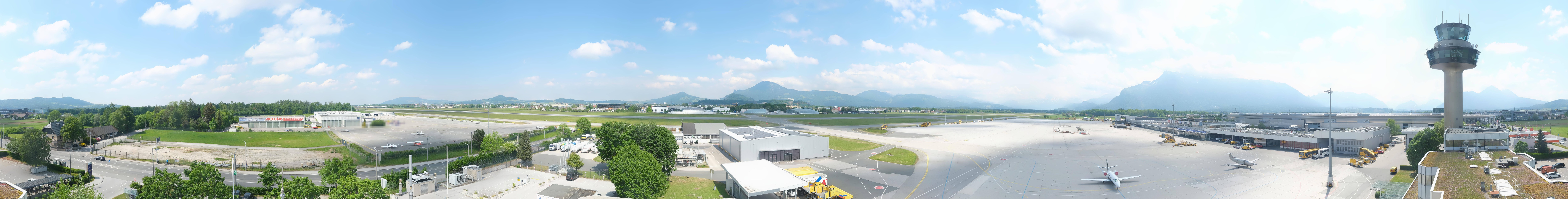 Archived image Webcam Salzburg Airport Panorama