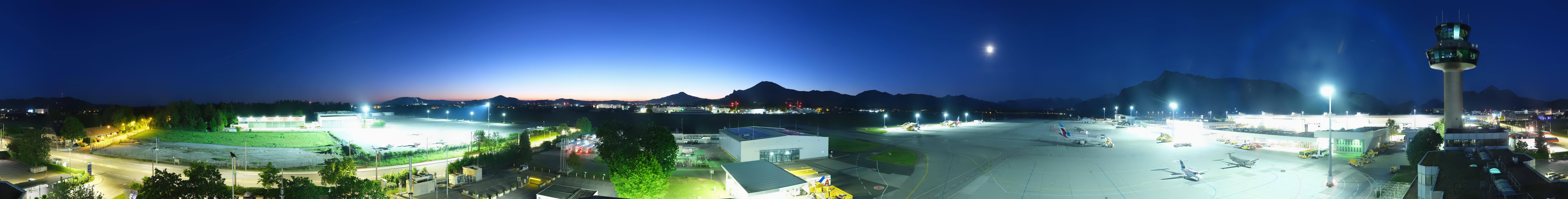 Archiv Foto Webcam Flughafen Salzburg