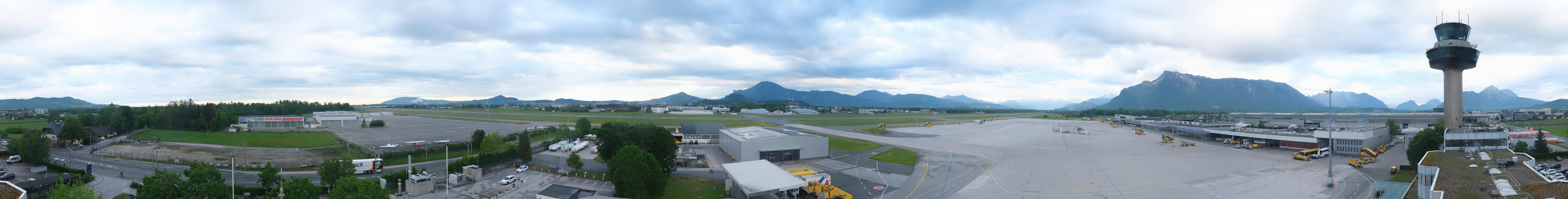 Archived image Webcam Salzburg Airport Panorama