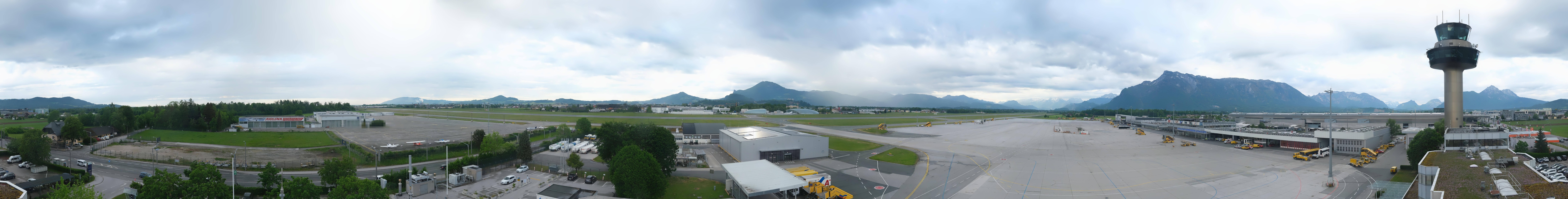 Archived image Webcam Salzburg Airport Panorama