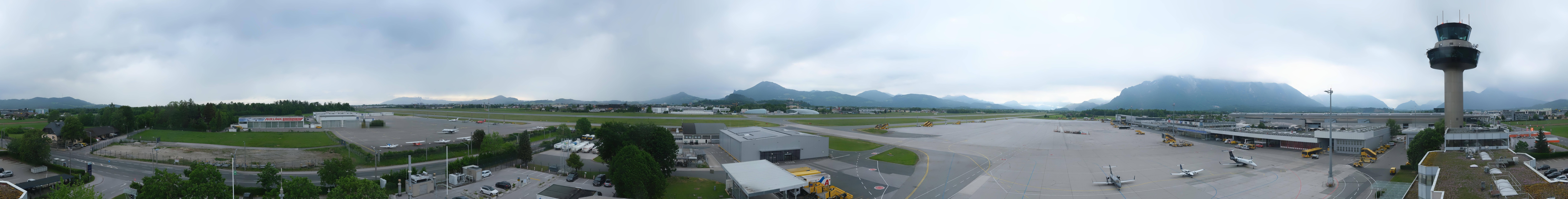 Archiv Foto Webcam Flughafen Salzburg
