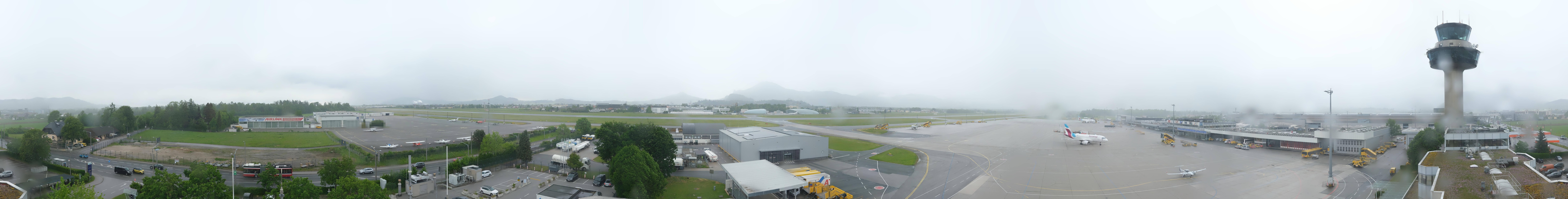 Archiv Foto Webcam Flughafen Salzburg