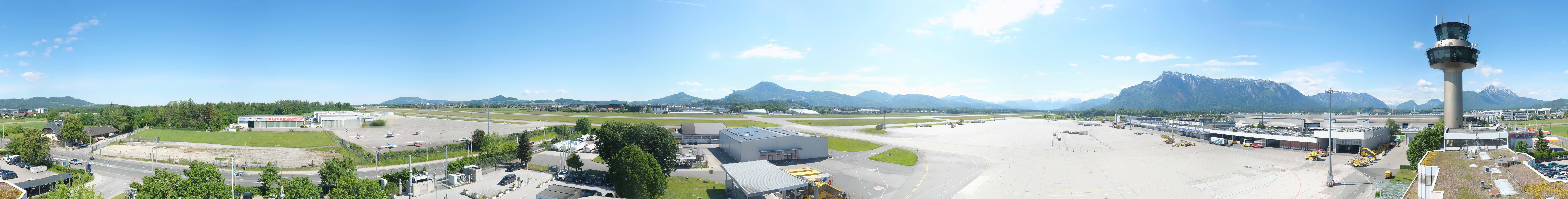 Archived image Webcam Salzburg Airport Panorama